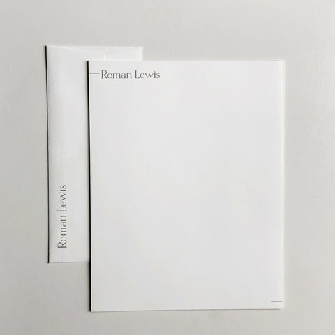 Letterpress Letter Sets