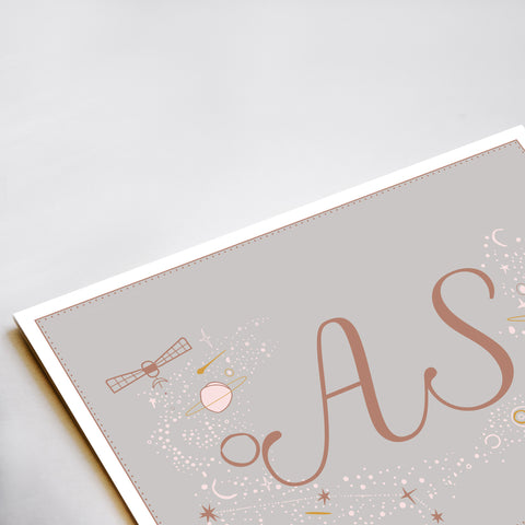 Print monogram sets